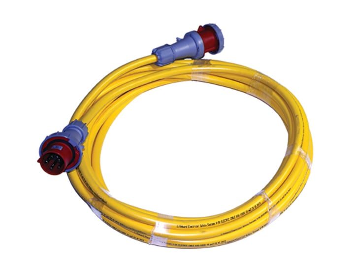 LIFEGUARD Earth screened Three Phase Leads-20M 63A 5PIN (Each) Carousel 1