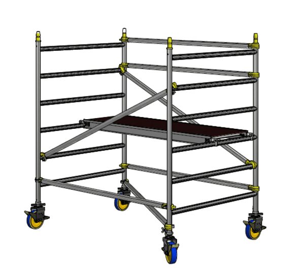 Easy Access Mobi 1400 Series Scaffold Base Pack (Each) Carousel 1