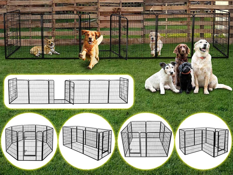 Heavy Duty Temporary Fence 640cm Double Door Carousel 1