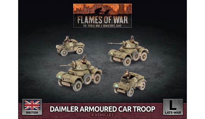 Flames of War: Daimler Armoured Car Troop Carousel 1