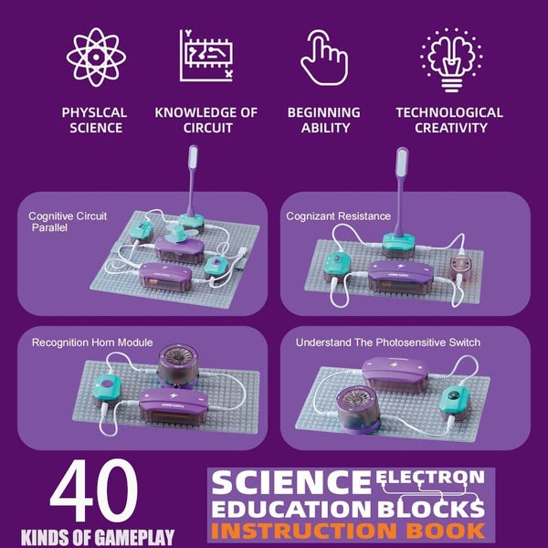 Science Experiments Circuit Board Kit New Carousel 6