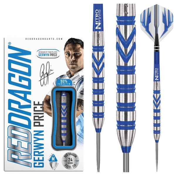 Red Dragon - NEW Gerwyn Price Original - 90% Tungsten Darts Carousel 1