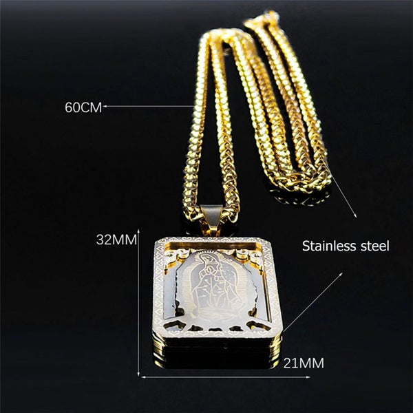 (18K Gold Filled) Virgin Mary Pendant Necklace NSS12ZX-762967360678403114