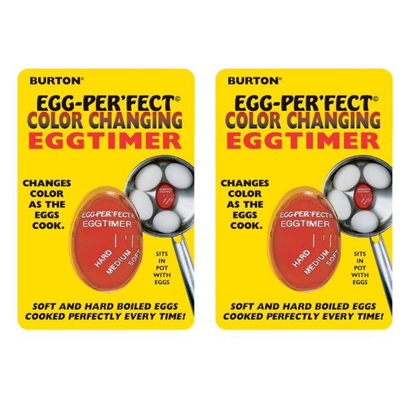 Burton Cooking Tools Egg-Perfect Colour Changing Egg Timer | Set of 2 Carousel 1