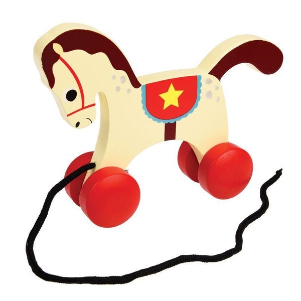 Rex London: Charlie the Circus Horse Wooden Pull Toy Carousel 1