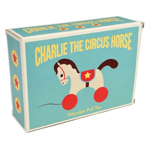 Rex London: Charlie the Circus Horse Wooden Pull Toy Carousel 3