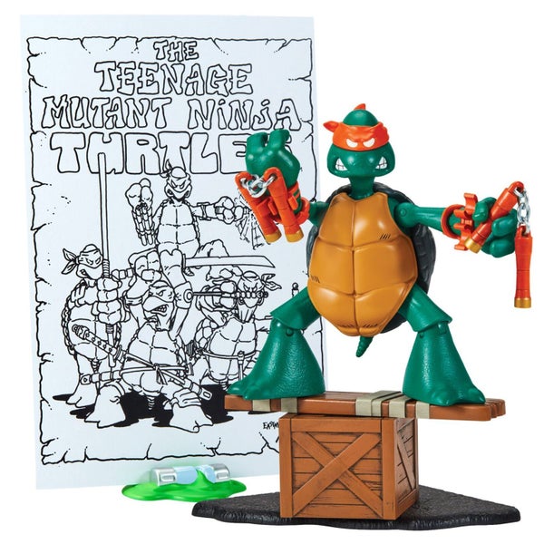 TMNT: 40th Anniversary Original Sketch Figure - Michelangelo Carousel 1