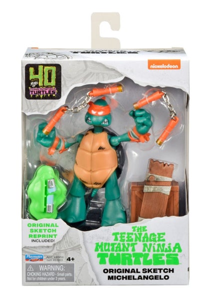 TMNT: 40th Anniversary Original Sketch Figure - Michelangelo Carousel 5