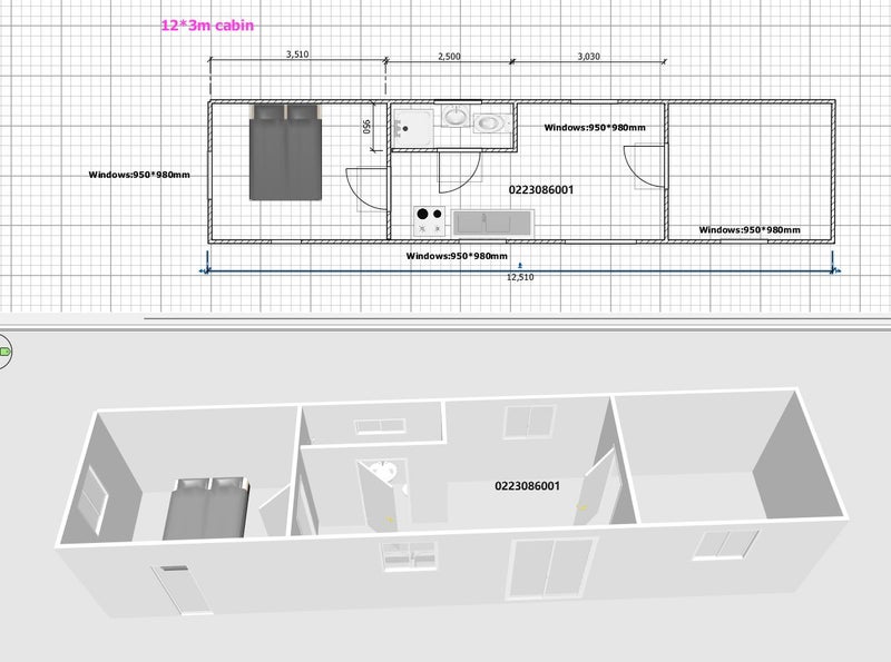 Tiny Home/transportable building8mx3m Carousel 10