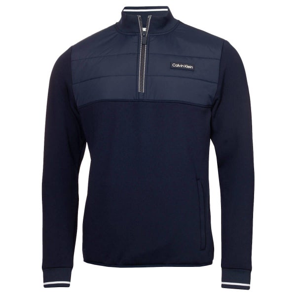 Calvin Klein Mens Baylor Creek Hybrid Comfortbable Half Zip Sweater Carousel 1