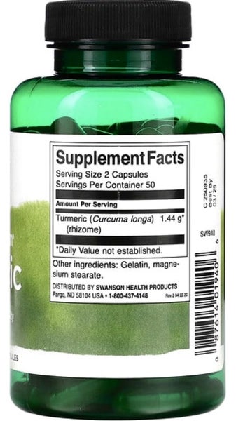 TURMERIC 720 MG (per CAP) 100 CAPS - BB0626 Carousel 2