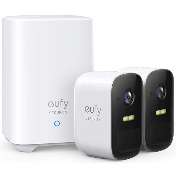 Eufy Security eufyCam 2C Pro 2K Outdoor Wire-Free Battery Camera Kit - 2 Pack Carousel 2