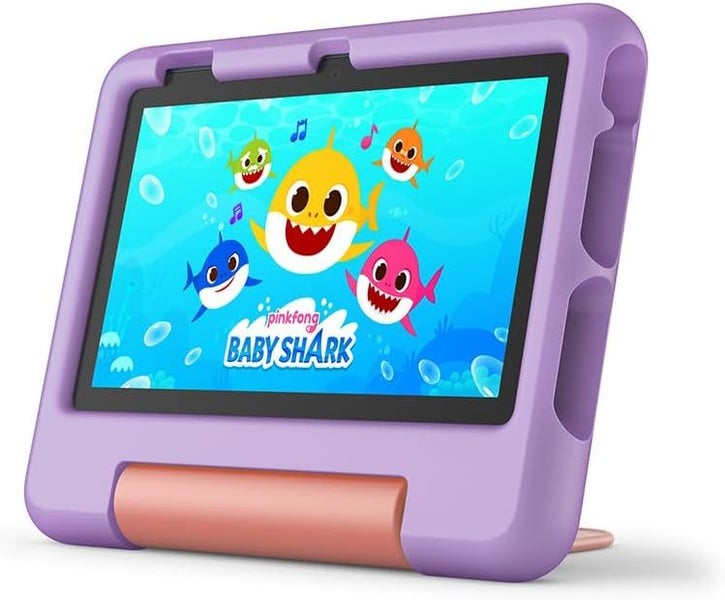 All-New Amazon Fire 7" Kids Tablet 16GB with Kid-Proof Case - Purple Carousel 1