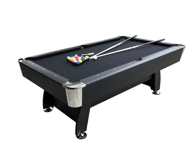 Assembled 7Ft Pool Table Black With Auto Ball Return - Ultimate Package Deal Carousel 9