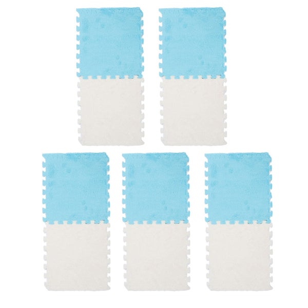 plush foam floor carpet puzzle area rugs 10pcs Plush Foam Floor Mat Washable Carousel 5