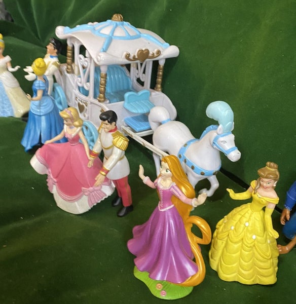 Disney Vint Princesses + Princes x11 + Coach + Horse All in Excellent Condition Carousel 5
