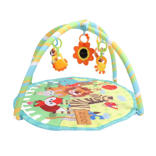 baby play mat with toys Baby Gym Play Mat with Toys Round Activity Game Carousel 1