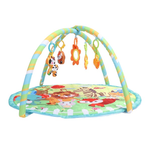 baby play mat with toys Baby Gym Play Mat with Toys Round Activity Game Carousel 5