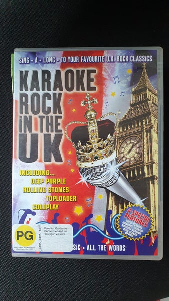 Karaoke DVD - Rock in the UK Carousel 1