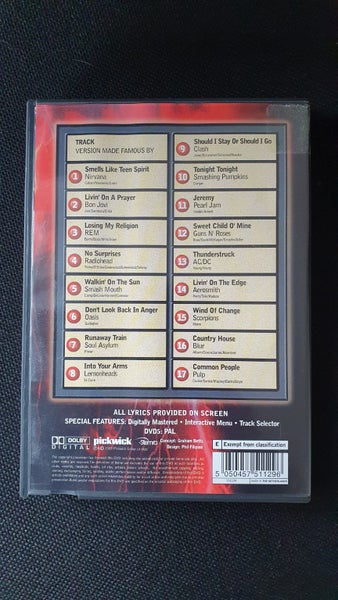 Karaoke DVD - So You Wanna Be A Pop Star - Classic Rock Carousel 2