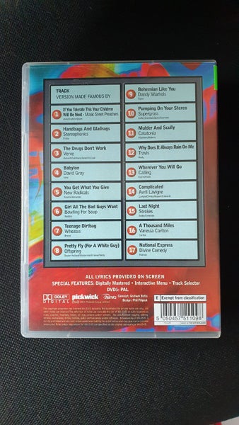 Karaoke DVD - So You Wanna Be A Pop Star - Modern Rock 2 Carousel 2