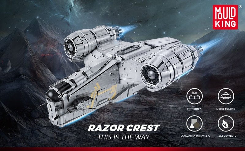 Razor Crest Starship - 5018 pieces - MouldKing: Space Carousel 2
