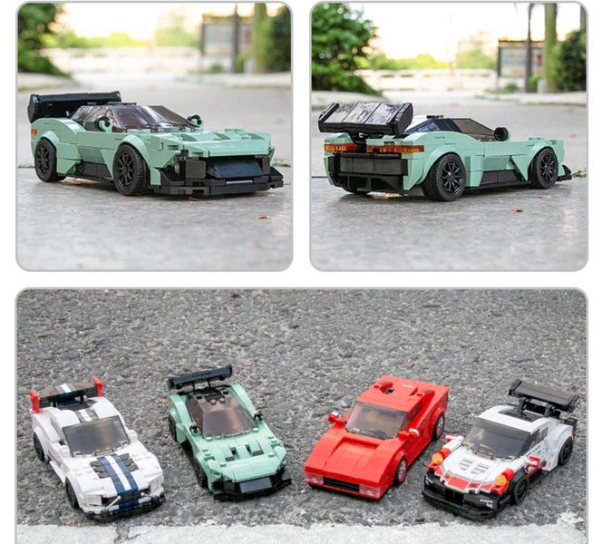 Aston Martin Vulcan - Green Race Car- 369p - MouldKing Carousel 13