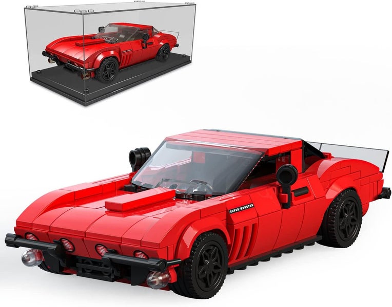 Corvette Supercar - Red - Race Car- 332p - MouldKing Carousel 1