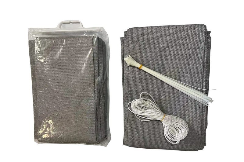 500x90cm Privacy Screen Fence For Garden Backyard Patio UV-Resistant-Grey Carousel 1