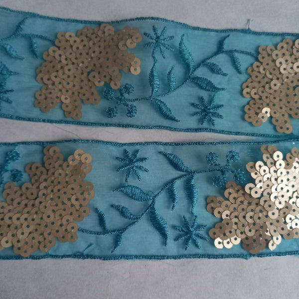 Sequin lace 5.5cm wide 4 meters Carousel 2