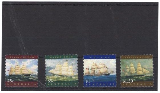 Australia 1998 Sailing Ships Set MUH Carousel 1