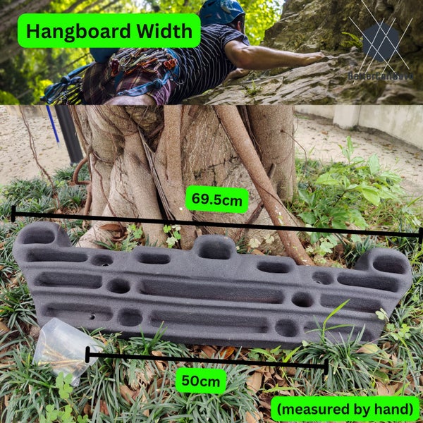 Rock Climbing Hang Board - BLACK LARGE - (Hangboard, Fingerboard, Bouldering) image 3