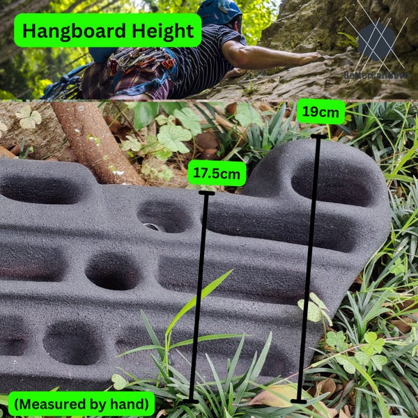 Rock Climbing Hang Board - BLACK LARGE - (Hangboard, Fingerboard, Bouldering) image 5