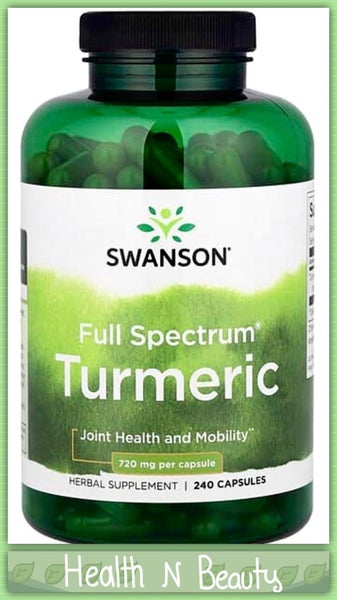 TURMERIC 720 MG 240 CAPS - DIGESTION & LIVER - BB0626 Carousel 1