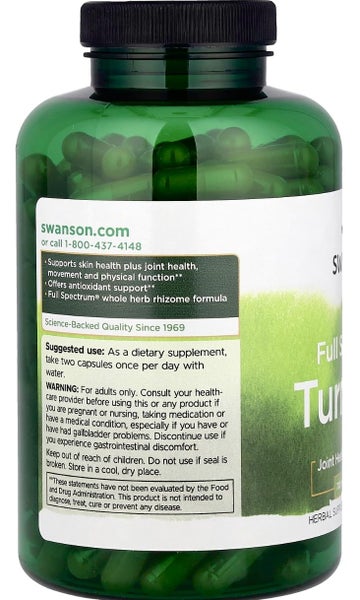 TURMERIC 720 MG 240 CAPS - DIGESTION & LIVER - BB0626 Carousel 3