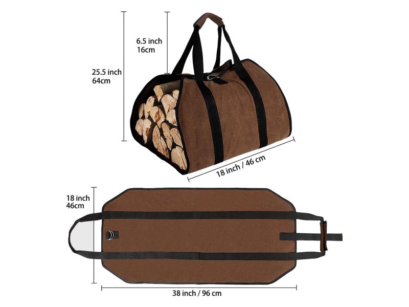 Firewood Bag Storage Carrier Carousel 2