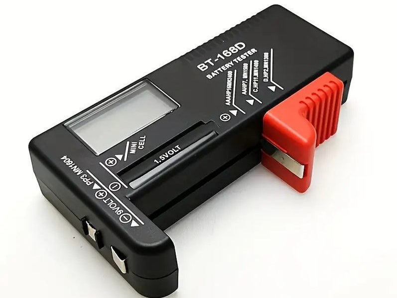 New Digital Battery Tester for AAA AA C 9V 1.5V Button Cell Battery Checker Carousel 1