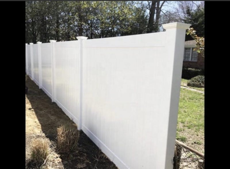 Full Privacy PVC Fence Panel 1,83m Hight 2,44m Wide panel kit Carousel 2