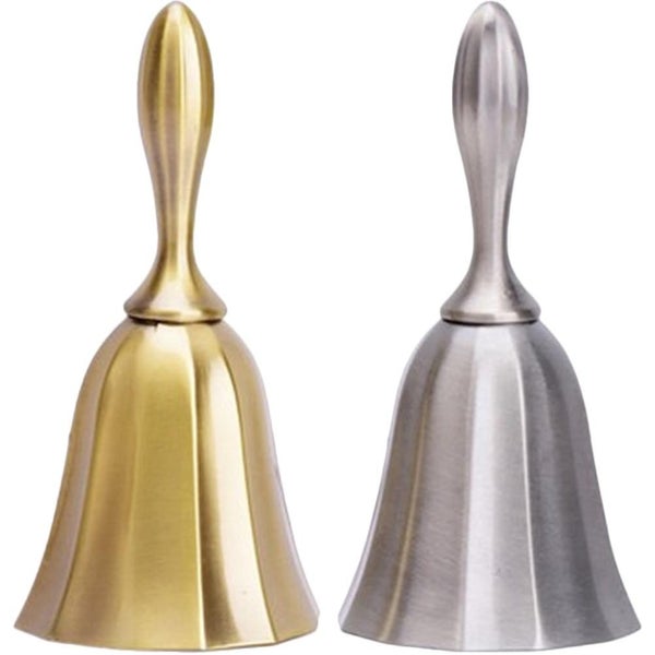 2pcs Table Bell Hand Bell Service Bell Bar Restaurant Call Bell European Style Carousel 1