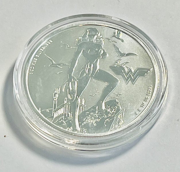 2024 Samoa 1 oz Silver DC Comics Wonder Woman BU Carousel 1