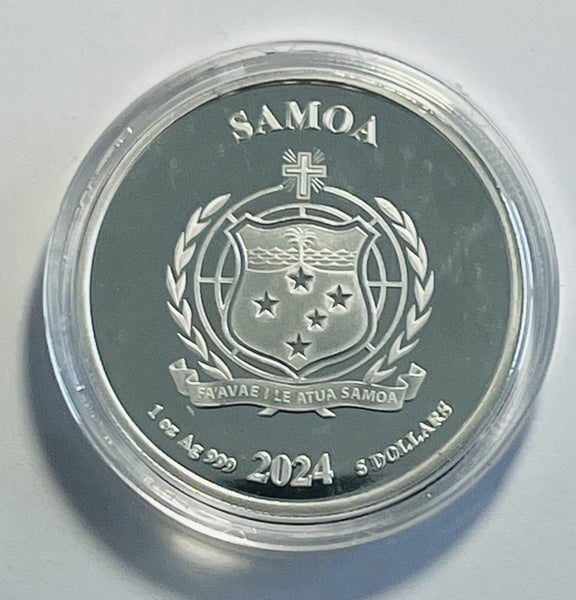 2024 Samoa 1 oz Silver DC Comics Wonder Woman BU Carousel 2