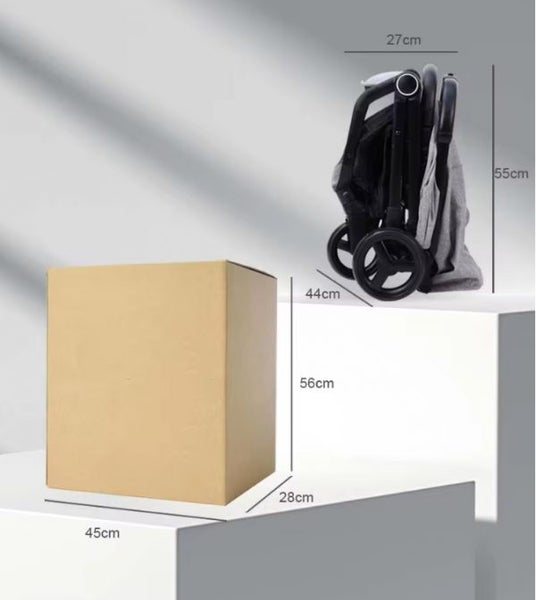 FlexGo Auto Folding lightweight compact pram with i-Size infant car seat Black Carousel 20