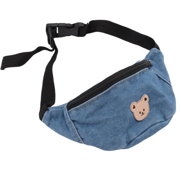 kids cool waist bag kids canvas waist bag kids cartoon waist bag bear kids waist Carousel 2