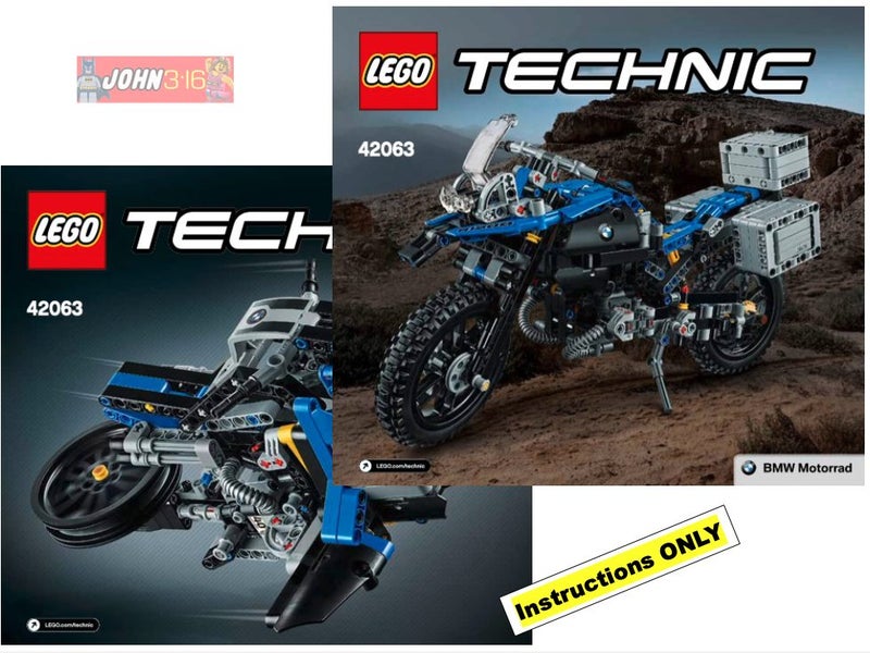 ** LEGO INSTRUCTIONS ** FOR TECHNIC SET 42063 BMW R 1200 GS ADVENTURE (2 MODELS) Carousel 1