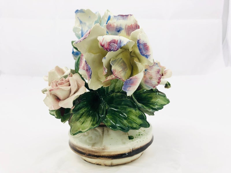 Vintage Capodimonte Tulip & Roses (18549)62932726658178111