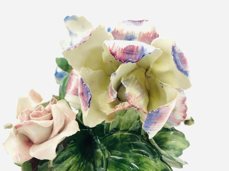 Vintage Capodimonte Tulip & Roses (18549)62932726658178114