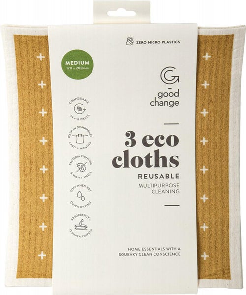 Good Change Store Eco Cloth, 3 Pack - Medium Carousel 1