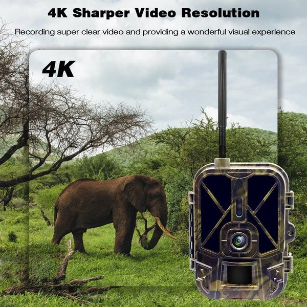 4K Live Stream Trail Camera 4G 30MP APP Clould Service Hunting Cameras 10000M... Carousel 6