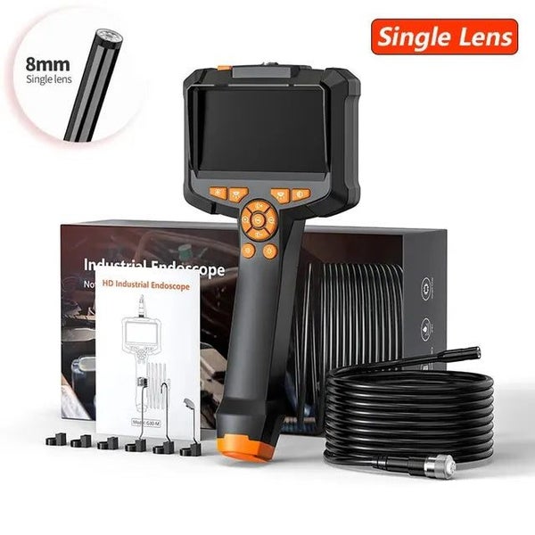 Industrial Endoscope 4.3inch IPS Screen IP67 Waterproof HD1080P 8mm Lens Pipe... Carousel 1
