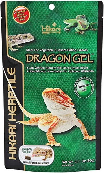Reptile Food Hikari Dragon Gel For Vegetable & Insect - Eating Lizards 60g Carousel 1